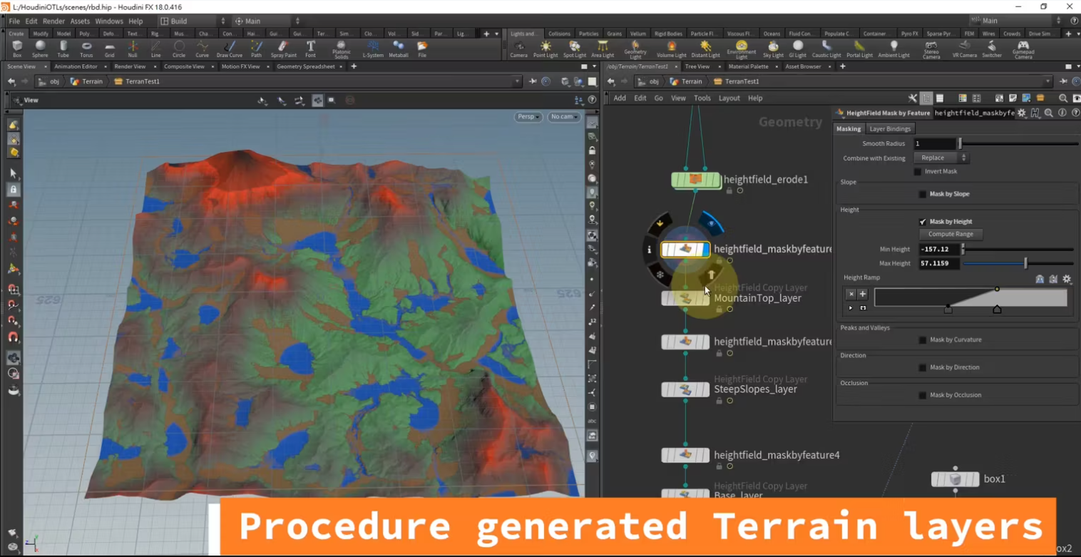 UE4/Houdini - Procedure terrain